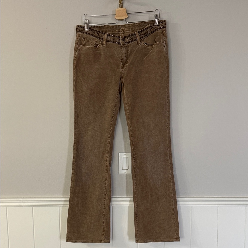 7 for all mankind bootcut western corduroy jeans 32